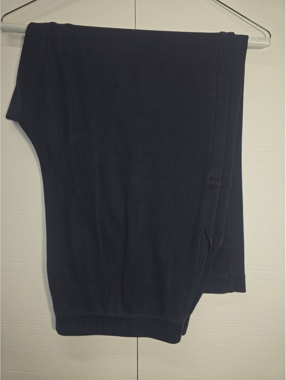Lands End Direct Merchants Womens Medium Navy Blue Elastic Waist Sweatpants